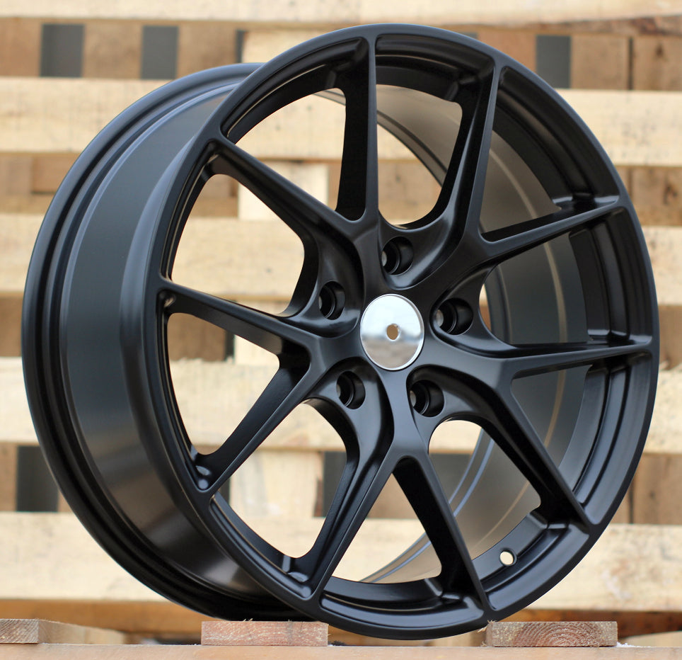 Alu kola Racing Line B5796 7.5x17 5x120 ET34 Black Half Matt BMW WheelsUp