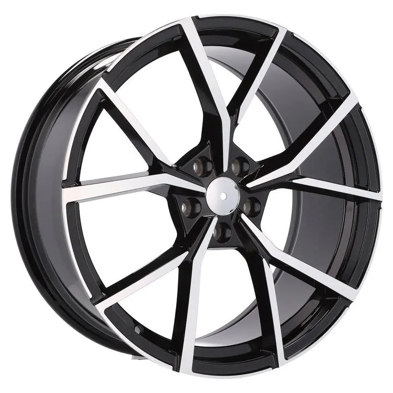 Alu kola pro Volkswagen B5801 7.5x18 5x112 ET51 57.1 Black Polished | Wheelsup.cz