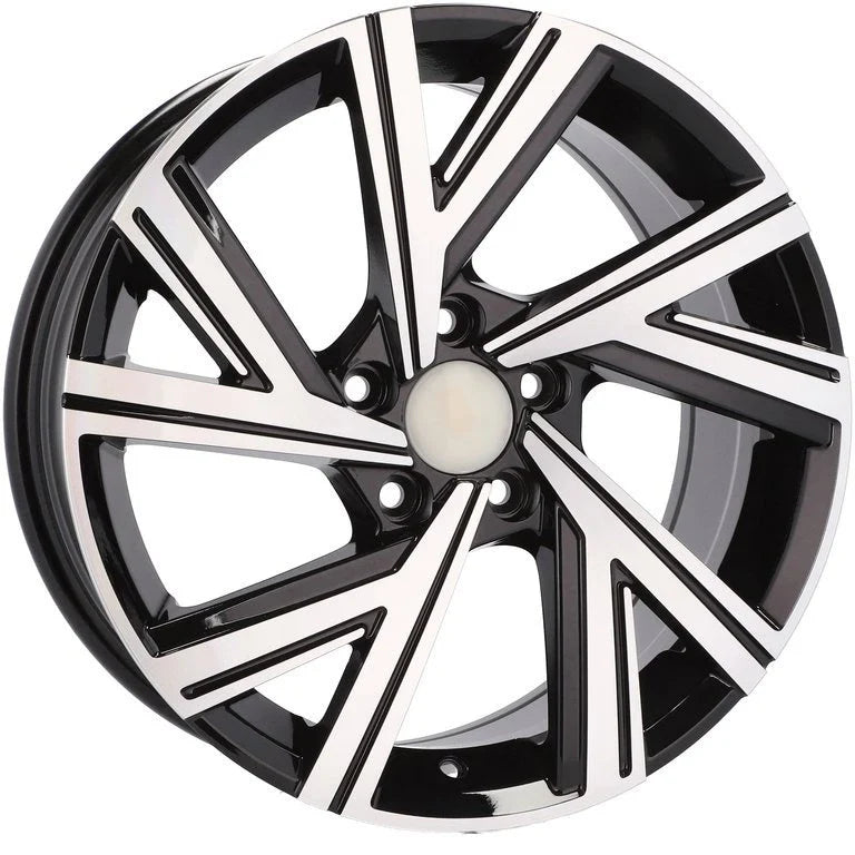 Alu kola Volkswagen B5805 7.5x17 5x100 ET45 Black Polished | Wheelsup.cz