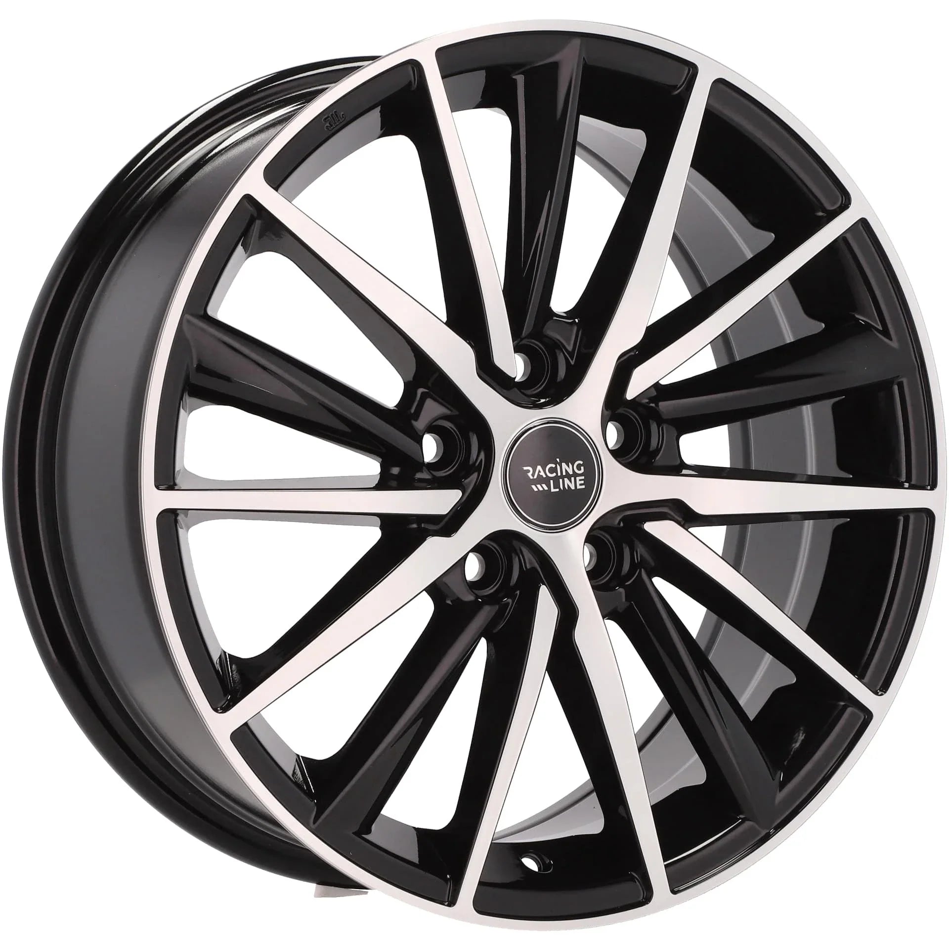 Alu kola Racing Line B5809 7x17 5x114.3 ET45 67.1 Black Polished | Wheelsup.cz