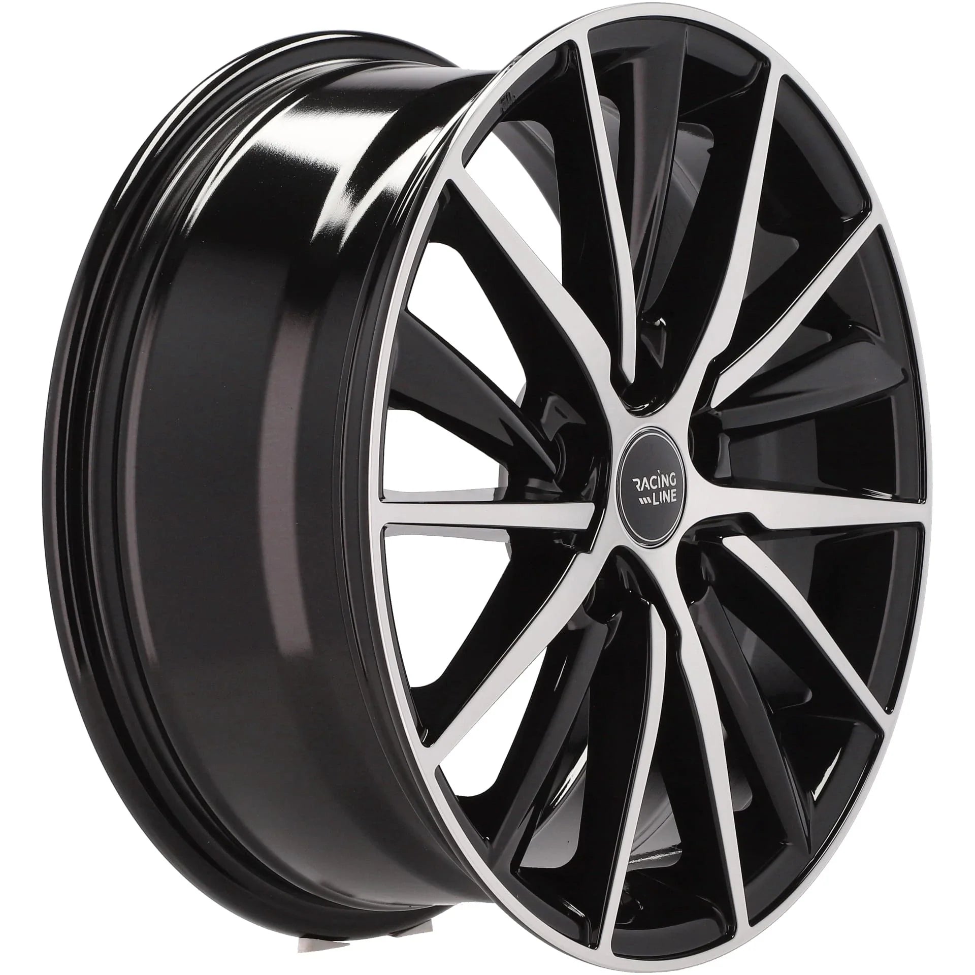 Alu kola Racing Line B5809 7x17 5x114.3 ET45 67.1 Black Polished | Wheelsup.cz
