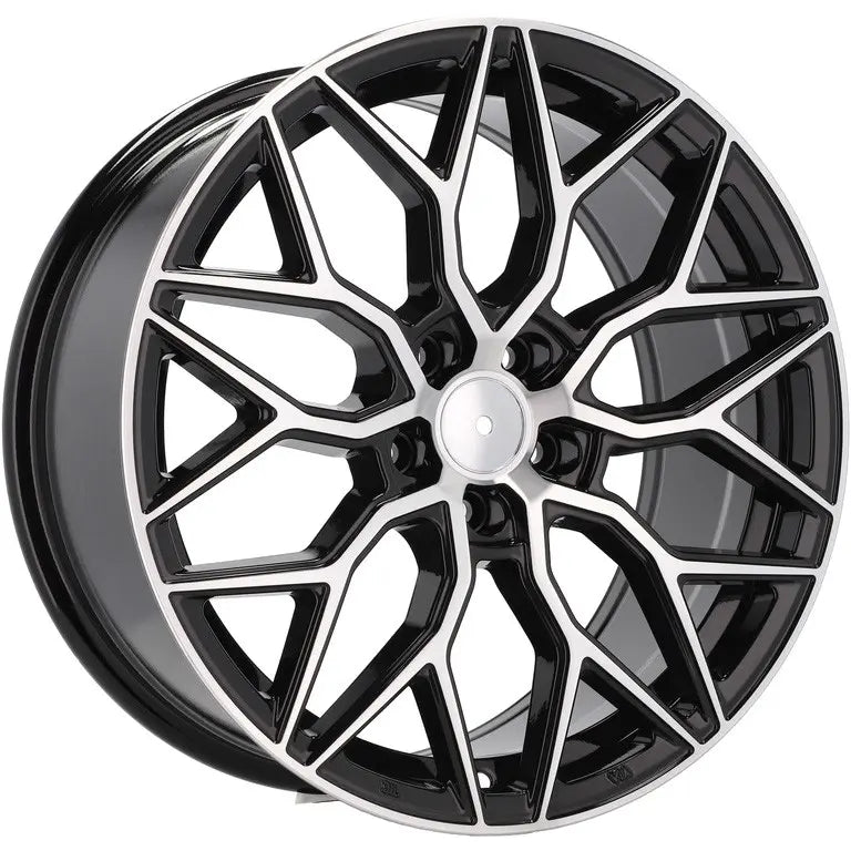 Alu kola replika Vossen B5812 8x18 5x100 ET38 67.1 Black Polished