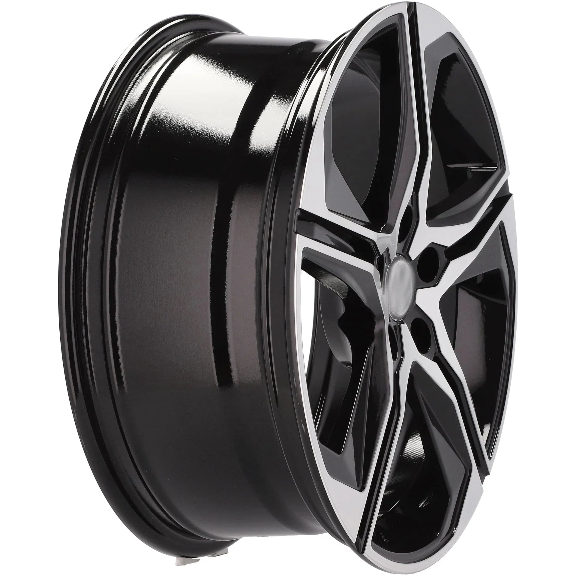 Alu kola pro Seat B5817 7.5x18 5x112 ET46 57.1 Black Polished | Wheelsup.cz