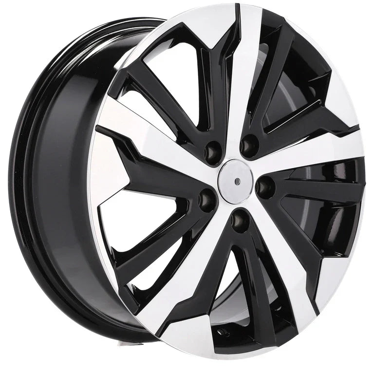 Alu kola pro Peugeot B5837 7x17 5x108 ET42 65.1 Black Polished | Wheelsup.cz