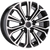 Alu kola pro Toyota B5845 6x15 5x100 ET45 Black Polished