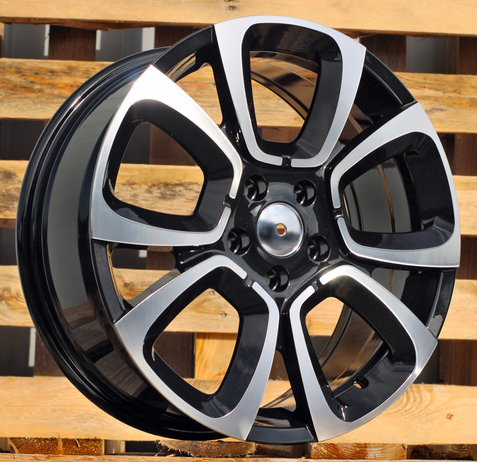Alu kola Racing Line B5850 7x17 4x108 ET25 černá, Citroen WheelsUp