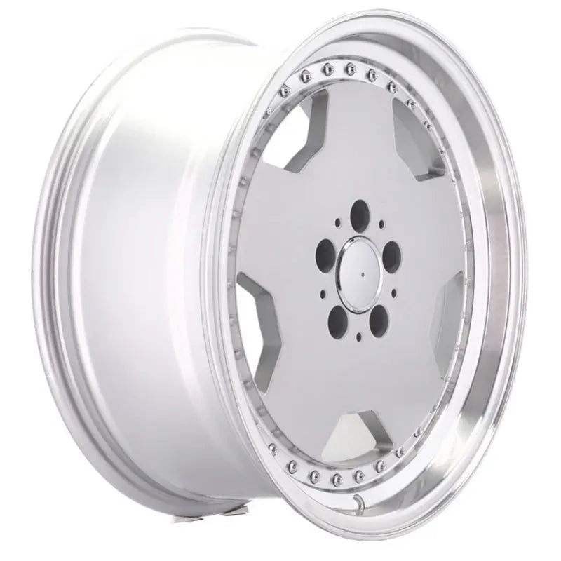 Alu kola pro Mercedes B5852 8x18 5x112 ET30 66.6 Silver & Polished Lip | Wheelsup.cz