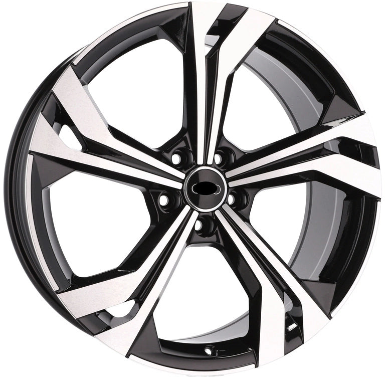 Alu kola pro Audi B5873 8.5x20 5x112 ET38 66.6 Black Polished | Wheelsup.cz