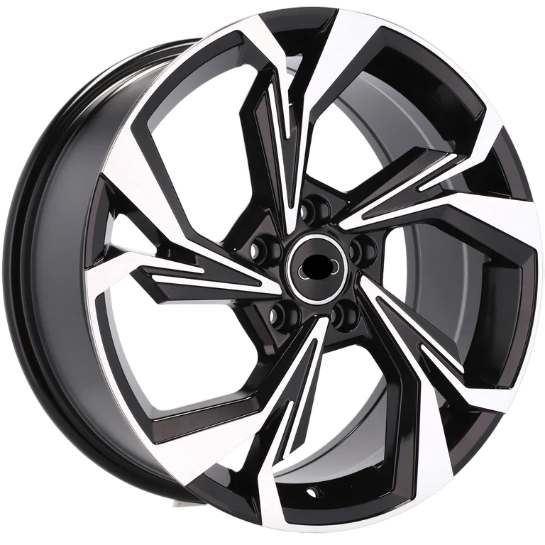 Alu kola pro Audi B5893 8x18 5x112 ET45 66.6 Black Polished | Wheelsup.cz