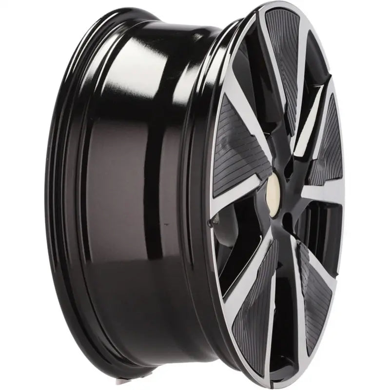 Alu kola pro Peugeot B5906F 6.5x16 4x108 ET32 65.1 Black Polished | Wheelsup.cz