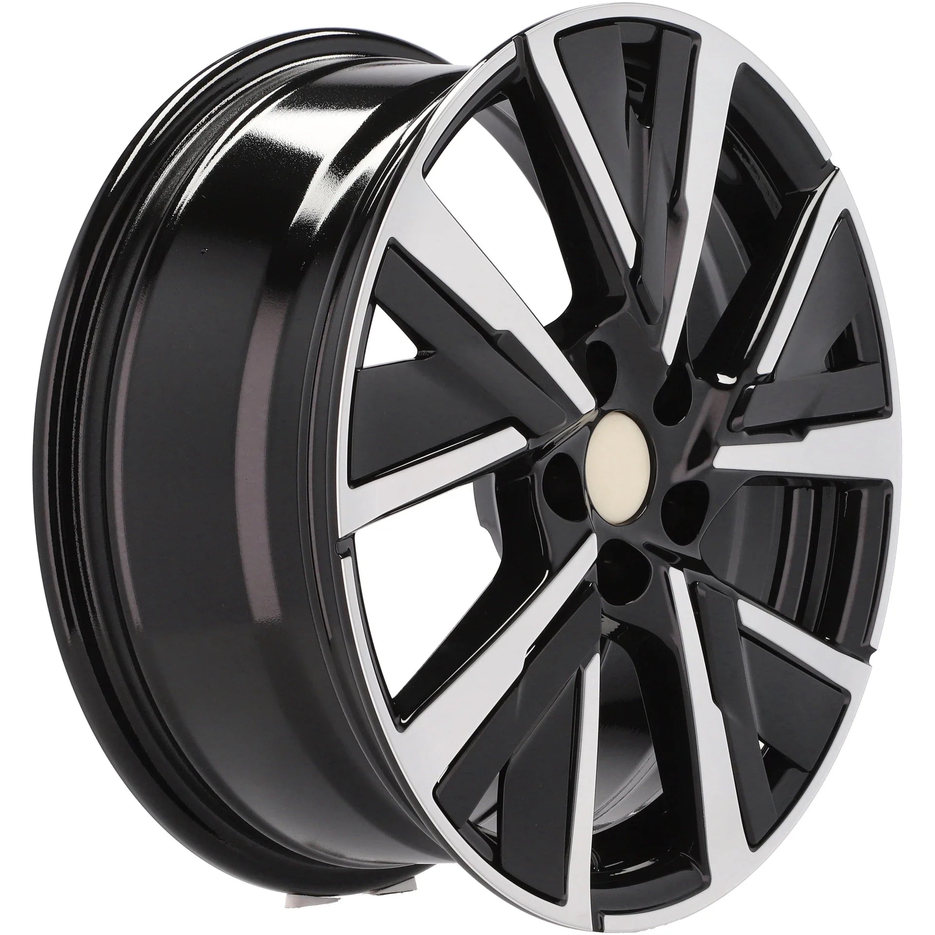 Alu kola pro Peugeot B5906 6.5x16 5x108 ET40 65.1 Black Polished | Wheelsup.cz