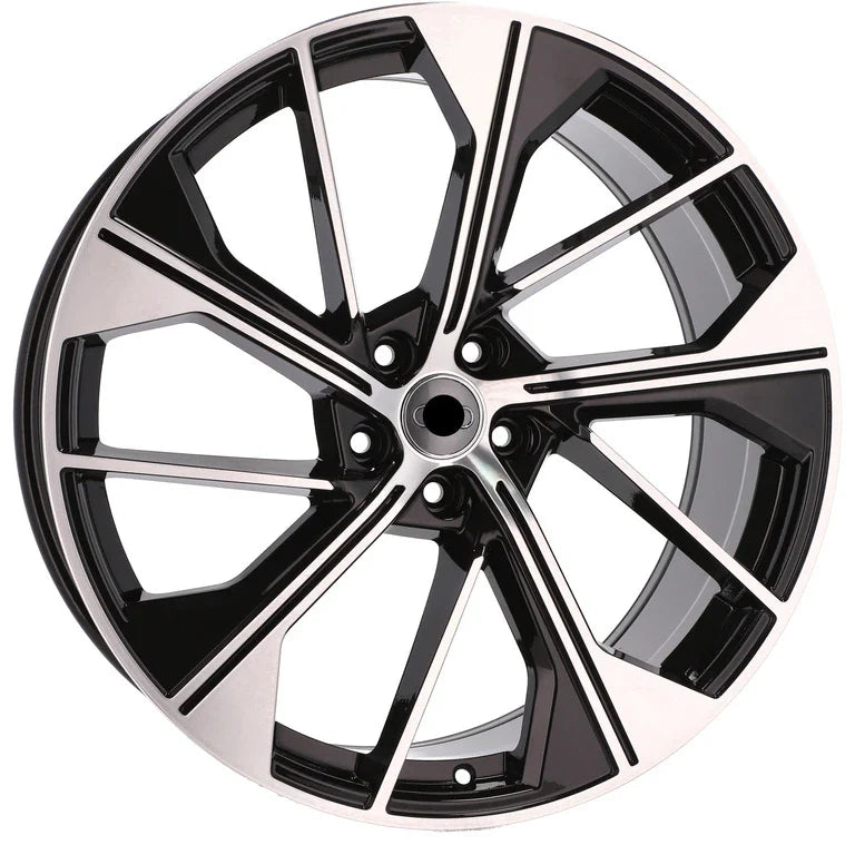 Alu kola pro Audi B5907 8x18 5x112 ET39 66.6 Black Polished | Wheelsup.cz
