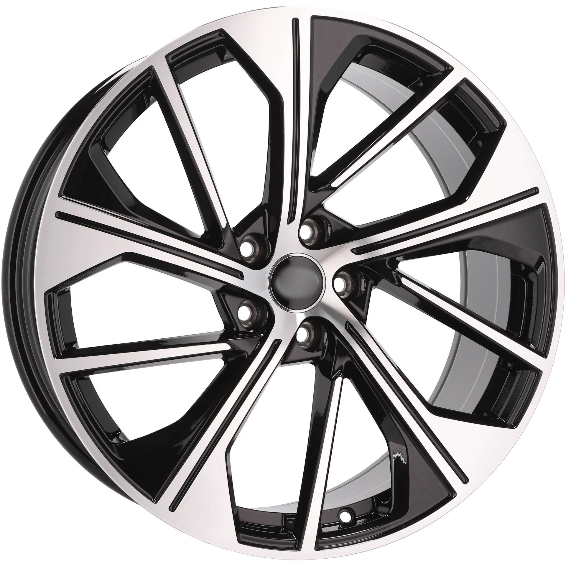 Alu kola pro Audi B5907 8x18 5x112 ET39 66.6 Black Polished | Wheelsup.cz