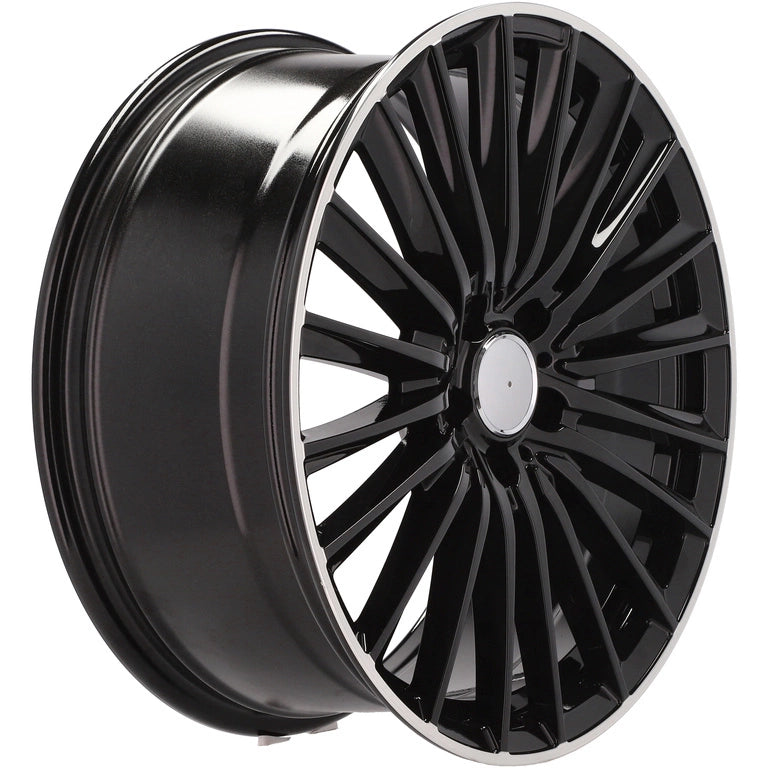 Alu kola pro Mercedes B5909 8x19 5x112 ET45 66.6 Black & Polished Lip | Wheelsup.cz