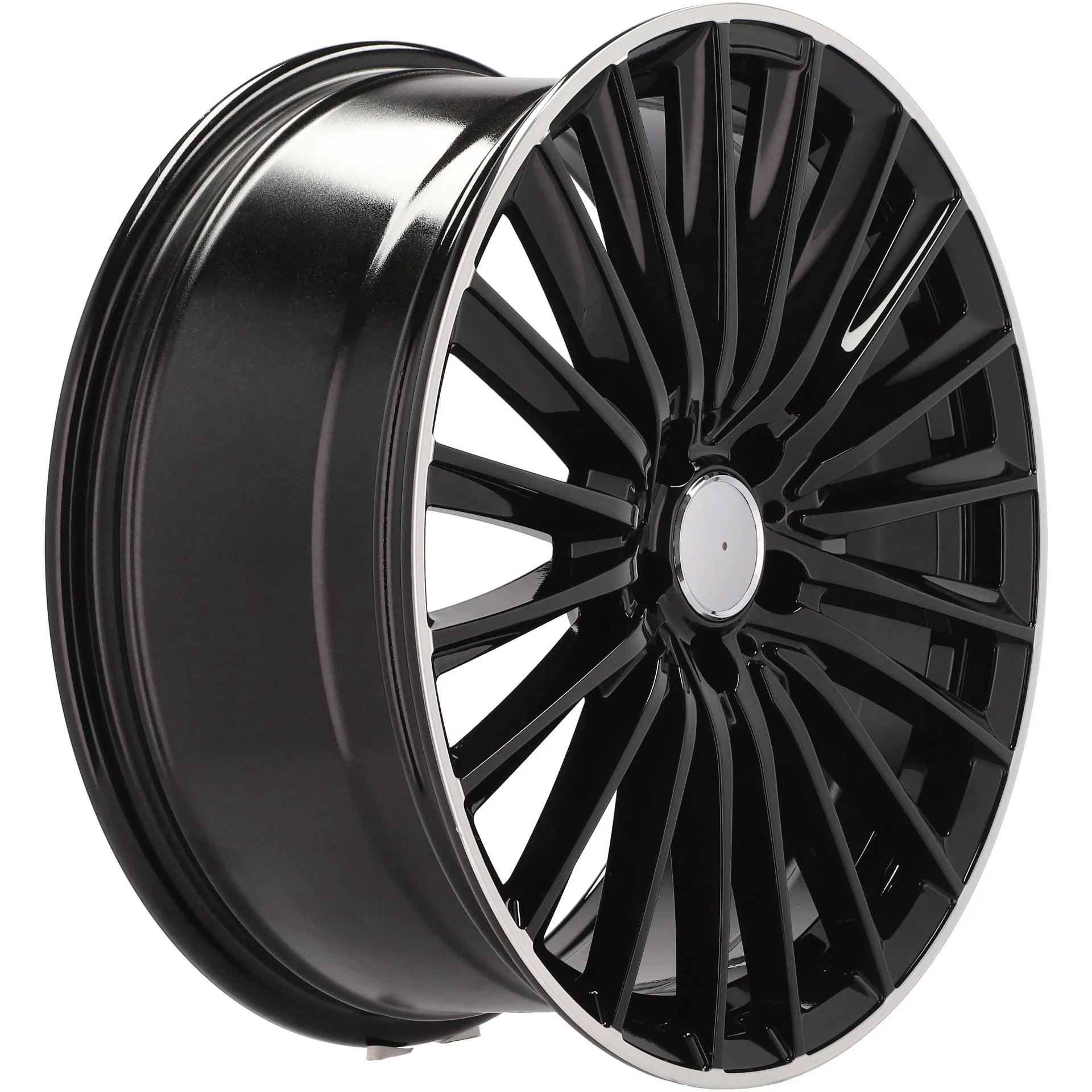 Alu kola pro Mercedes B5909 8x19 5x112 ET35 66.6 Black & Polished Lip