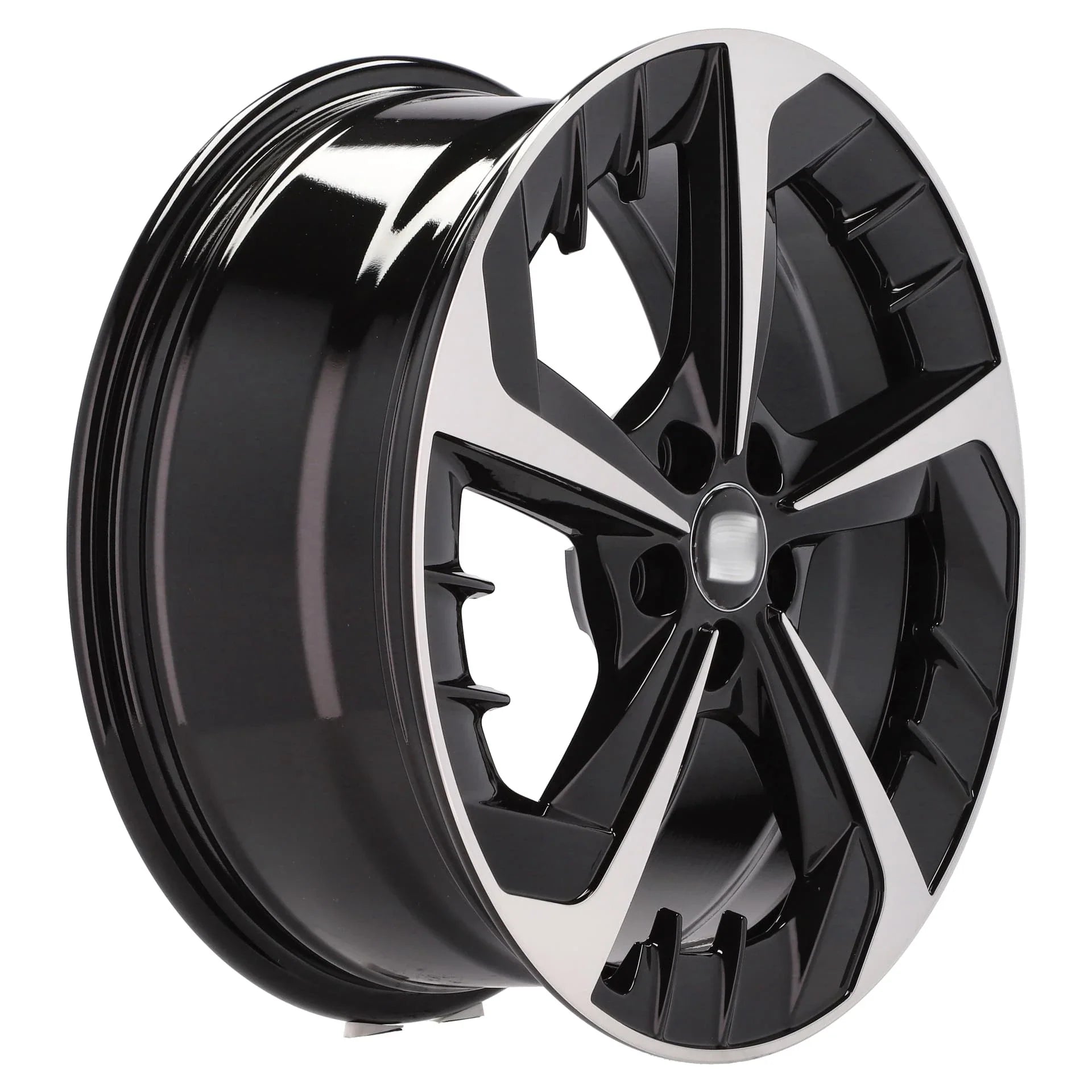 Alu kola pro Seat B5943 7x17 5x100 ET51 Black Polished | Wheelsup.cz