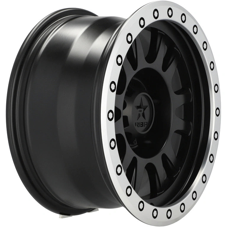 Alu kola pro Offroad B5944 8x16 5x139.7 ET-12 110.5 Black Half Matt & Polished Lip | Wheelsup.cz