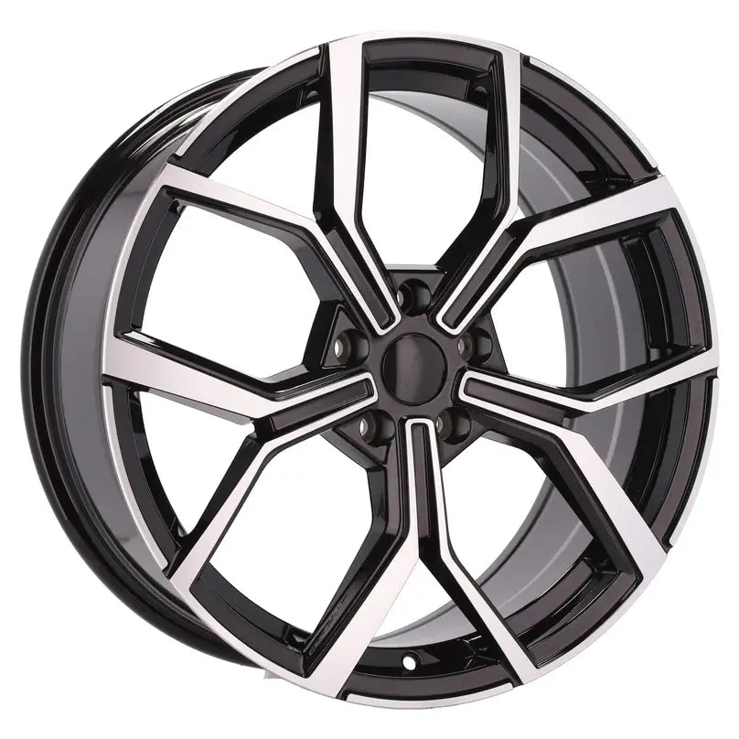 Alu kola pro Volkswagen B5952 7.5x18 5x100 ET45 57.1 Black Polished | Wheelsup.cz