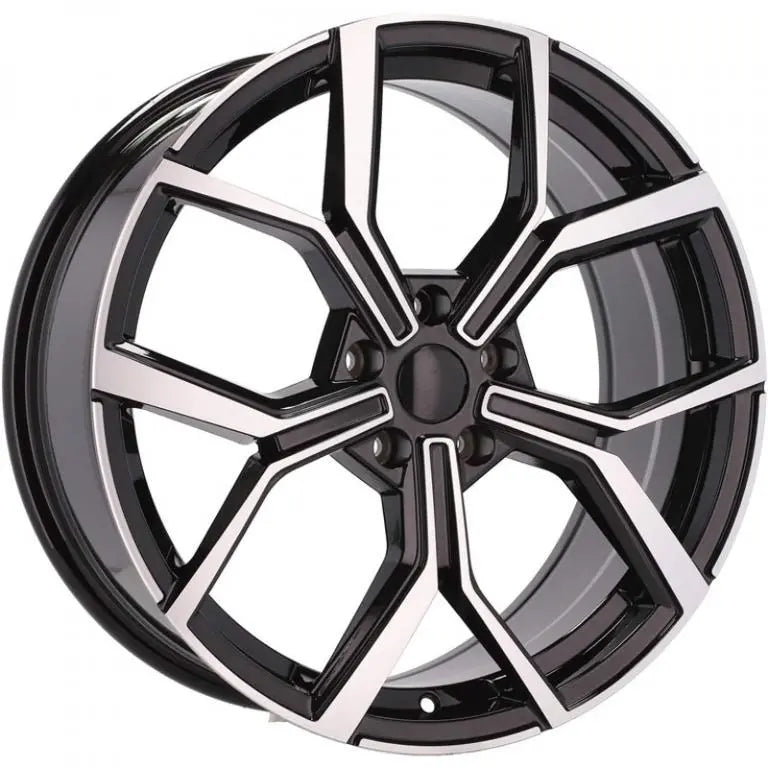 Alu kola pro Volkswagen B5952 7.5x18 5x100 ET45 57.1 Black Polished | Wheelsup.cz