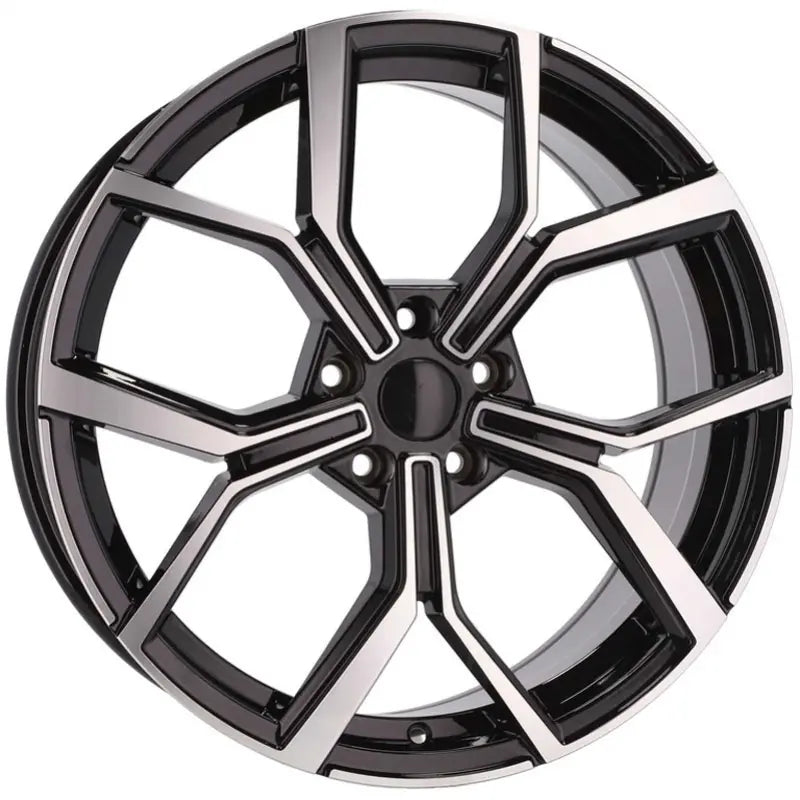 Alu kola pro Volkswagen B5952 7.5x18 5x100 ET45 57.1 Black Polished | Wheelsup.cz