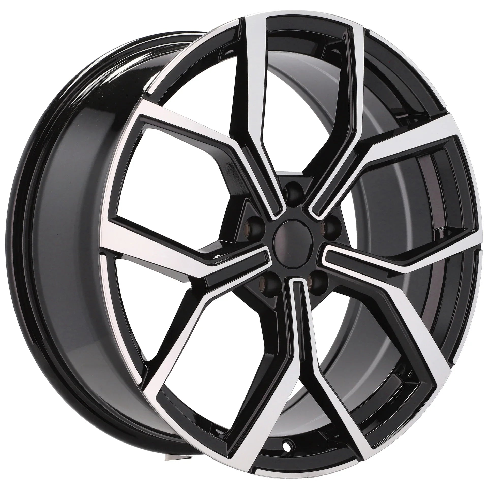 Alu kola pro Volkswagen B5952 7.5x17 5x100 ET45 57.1 Black Polished | Wheelsup.cz