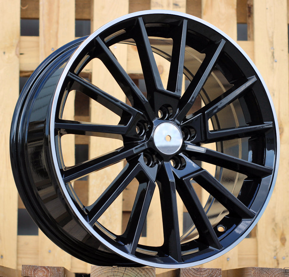 Alu kola Racing Line B5969 7x17 5x100 ET46 černá, Škoda WheelsUp