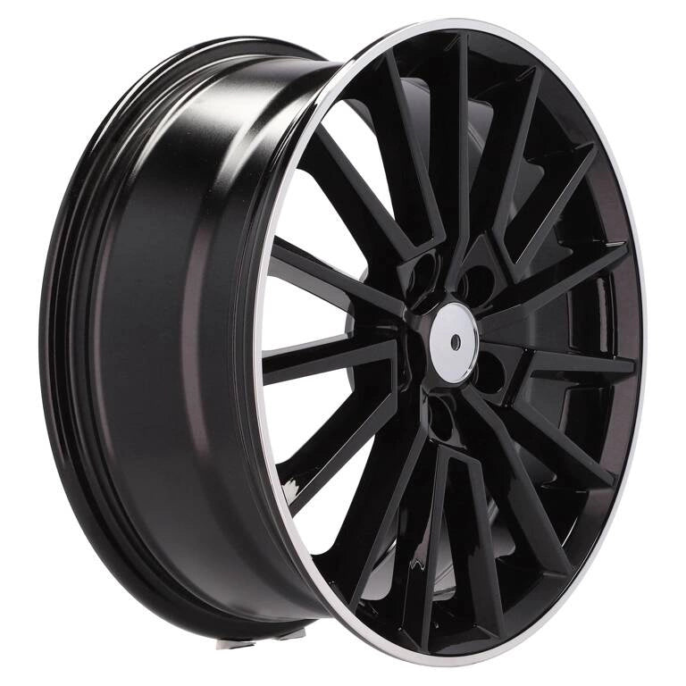 Alu kola pro Škoda B5969 8x18 5x112 ET42 57.1 Black & Polished Lip | Wheelsup.cz