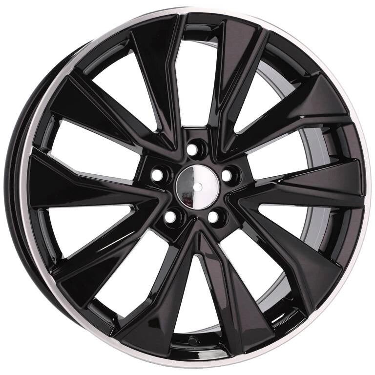 Alu kola pro Škoda B5970 7x17 5x112 ET40 57.1 Black & Polished Lip | Wheelsup.cz