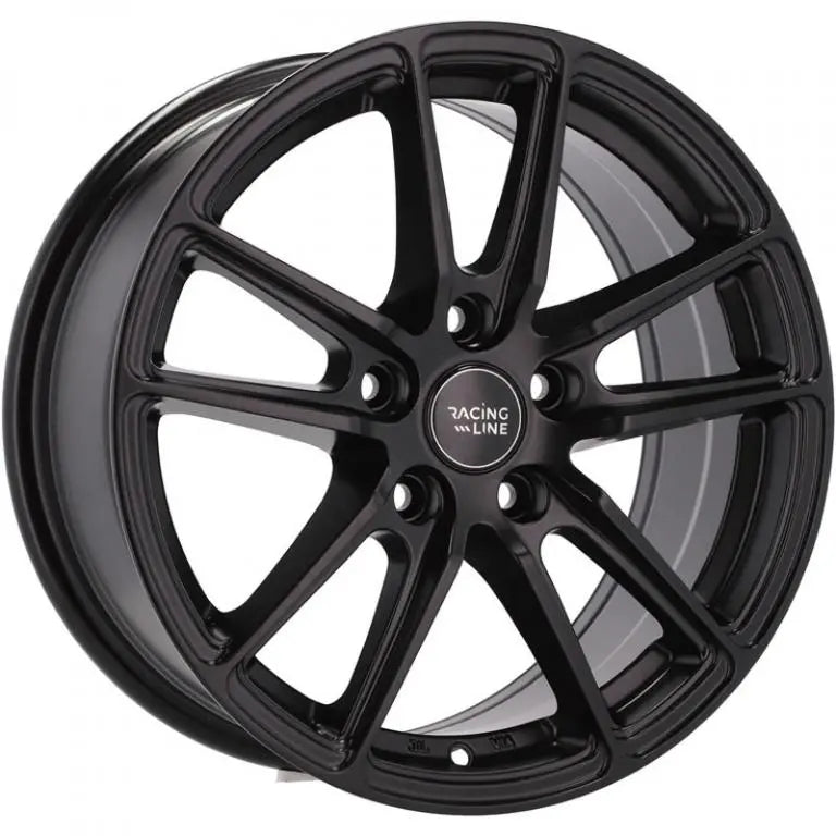 Alu kola Racing Line BK1155 7x16 5x100 ET40 57.1 Black Half Matt
