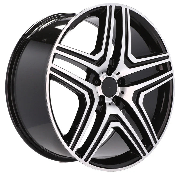 Alu kola pro Mercedes BK206 9.5x20 5x130 ET35 84.1 Black Polished | Wheelsup.cz