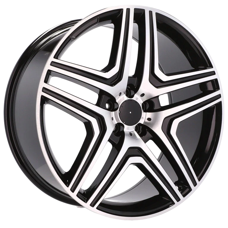 Alu kola pro Mercedes BK206 8x17 5x112 ET43 66.6 Black Polished | Wheelsup.cz