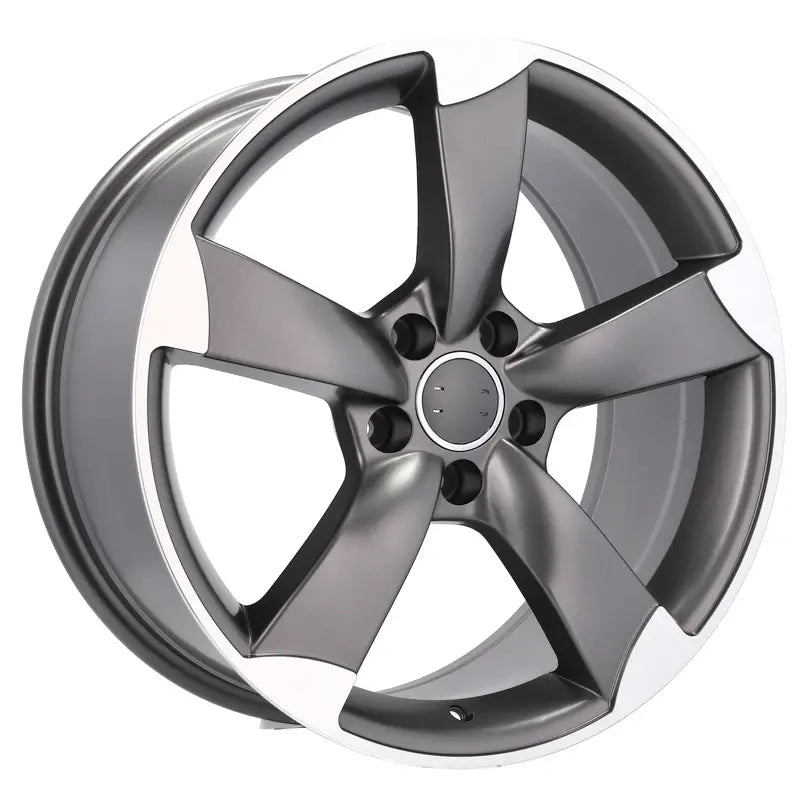 Alu kola pro Audi BK217 8x18 5x112 ET35 66.6 Grey Polished Half Matt | Wheelsup.cz