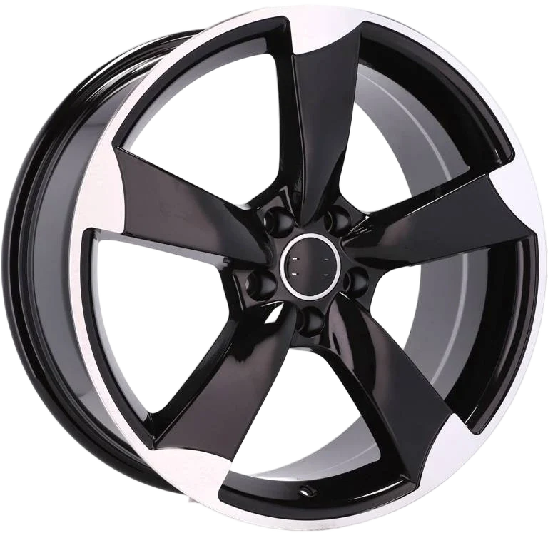 Alu kola pro Audi BK217 7.5x16 5x112 ET45 66.6 Black Polished | Wheelsup.cz