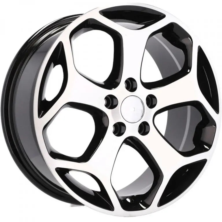 Alu kola pro Ford BK386 8x18 5x108 ET50 63.4 Black Polished | Wheelsup.cz