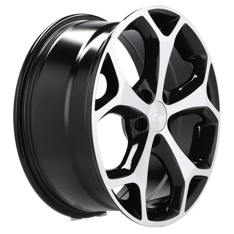 Alu kola pro Ford BK386 8x18 5x108 ET50 63.4 Black Polished | Wheelsup.cz