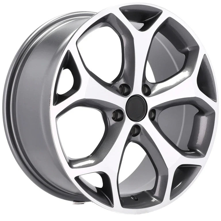 Alu kola pro Ford BK386 6.5x16 5x108 ET50 63.4 Grey Polished | Wheelsup.cz