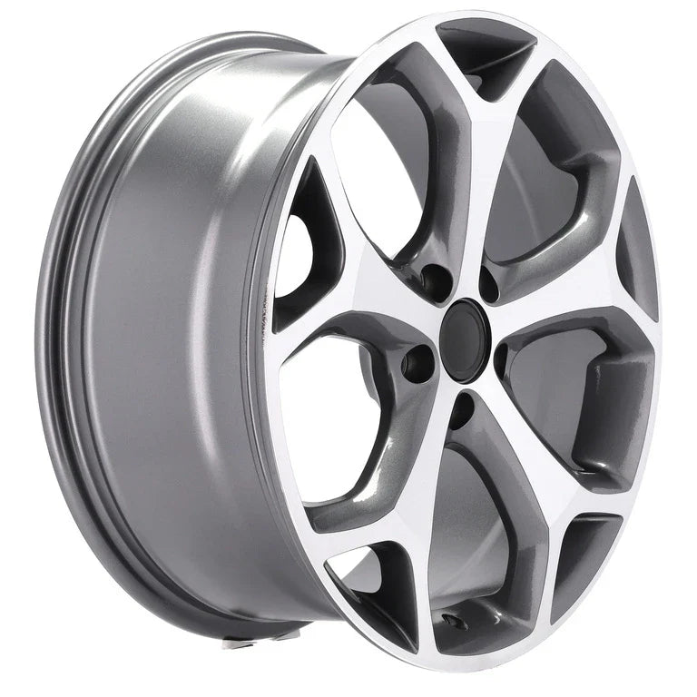 Alu kola pro Ford BK386 7.5x17 5x108 ET50 63.4 Grey Polished | Wheelsup.cz