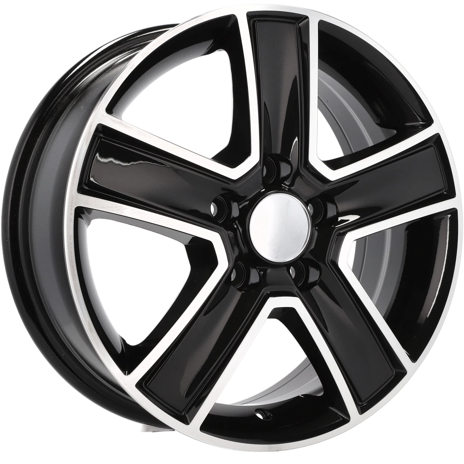 Alu kola pro Volkswagen BK473 6.5x16 5x120 ET45 65.1 Black Polished | Wheelsup.cz