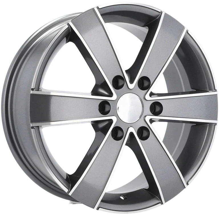 Alu kola pro Mercedes BK474 7x16 6x130 ET60 84.1 Grey Polished | Wheelsup.cz