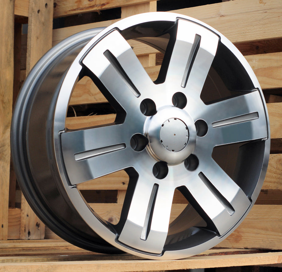 Alu kola Mercedes BK562 7x16 6x130 ET55 Grey Polished-Alu kola-WheelsUp
