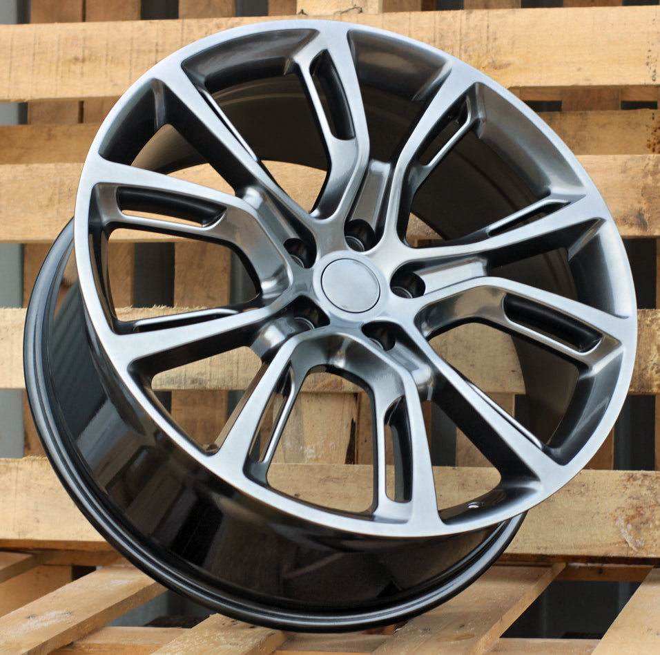 Alu kola Racing Line BK568 9x22 5x127 ET34 Hyper Black Jeep WheelsUp