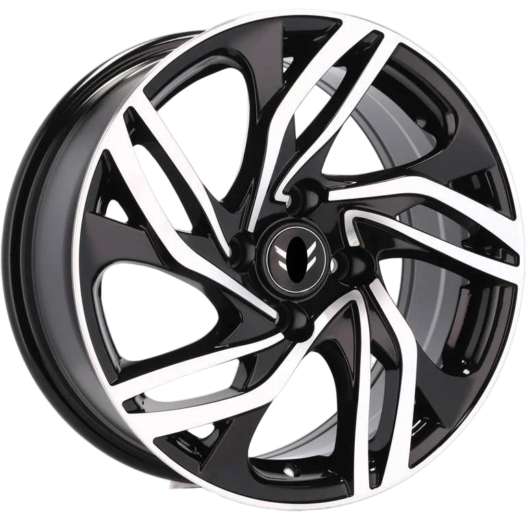 Alu kola pro Citroen BK607 7x16 4x108 ET25 65.1 Black Polished | Wheelsup.cz