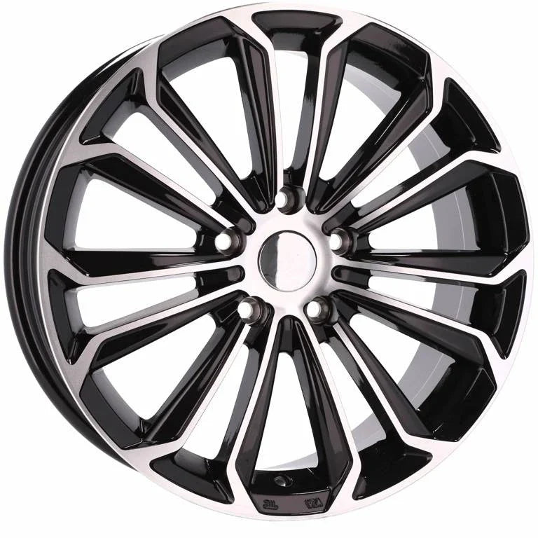 Alu kola pro Toyota BK667 7x17 5x114.3 ET45 60.1 Black Polished | Wheelsup.cz