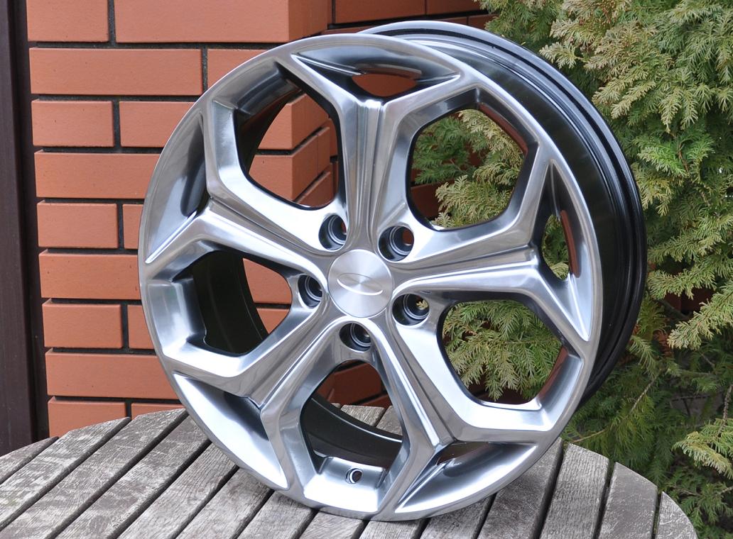 Alu kola Racing Line BK675 7x17 5x108 ET50 Hyper Black Ford WheelsUp