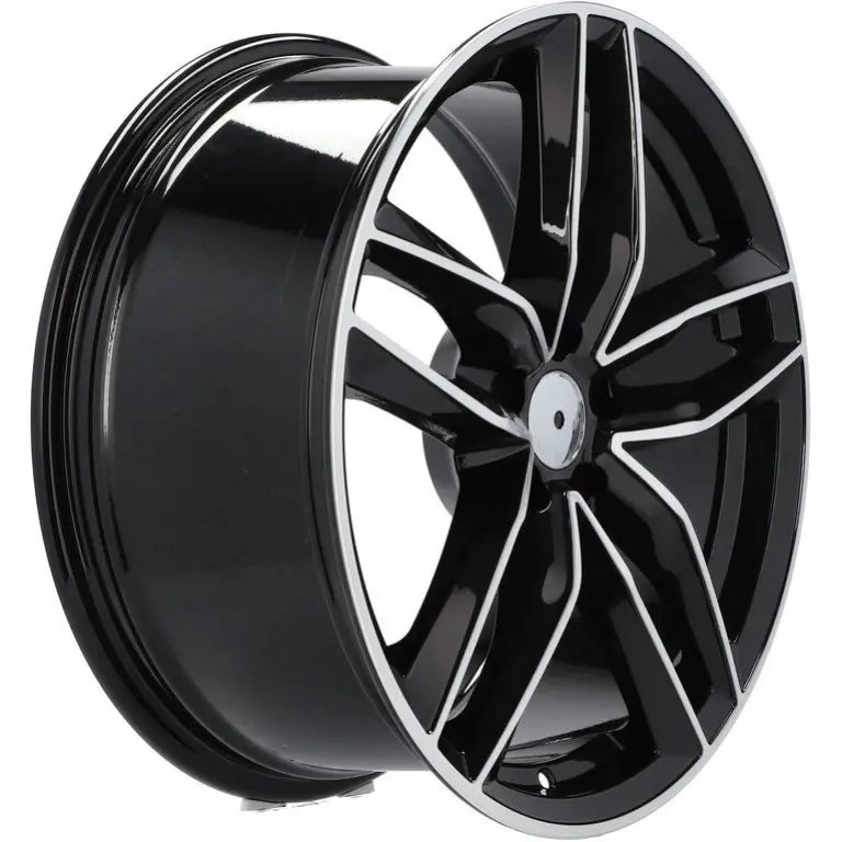 Alu kola pro Audi BK690 8x18 5x112 ET35 66.6 Black Polished | Wheelsup.cz