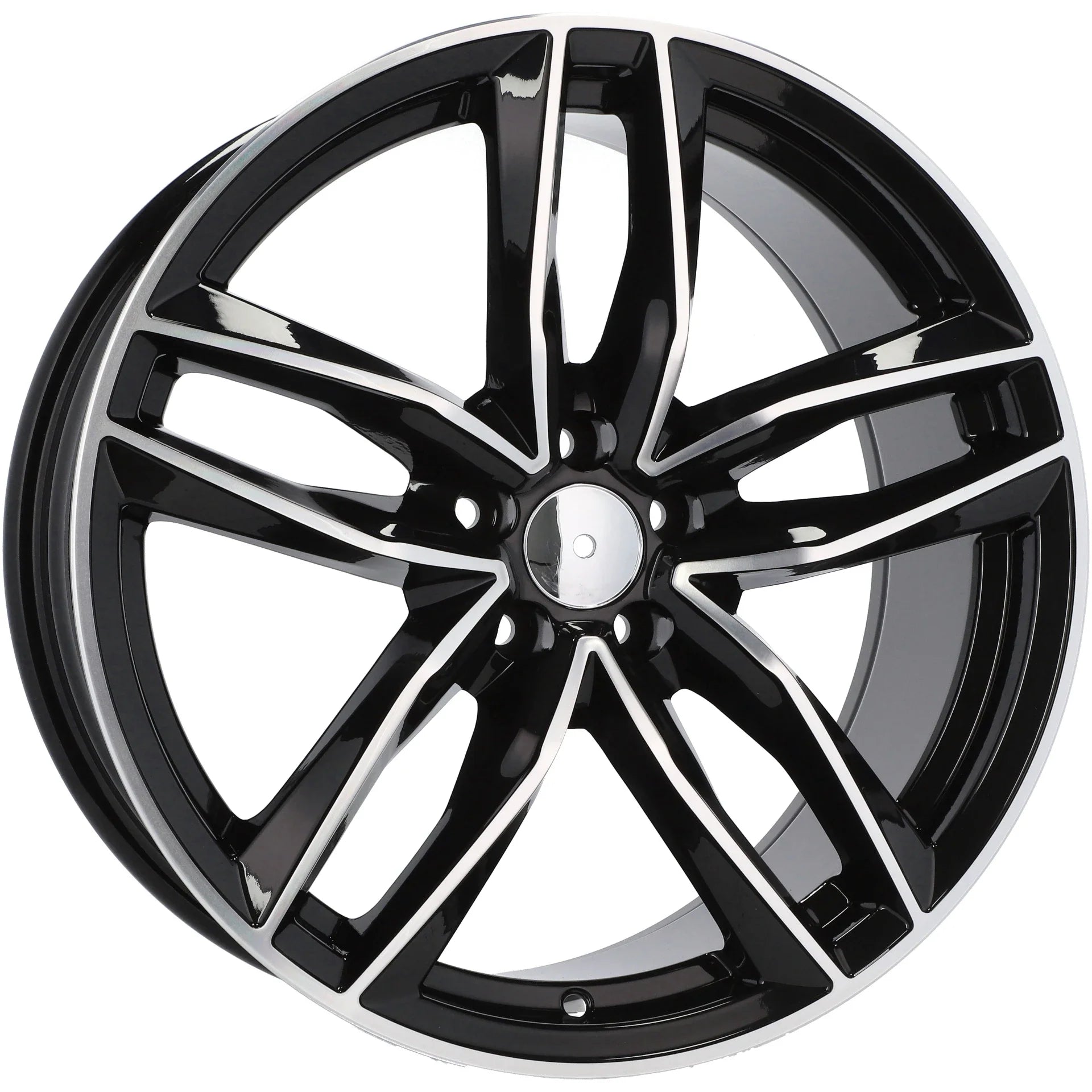 Alu kola pro Audi BK690 7.5x17 5x112 ET45 66.6 Black Polished | Wheelsup.cz