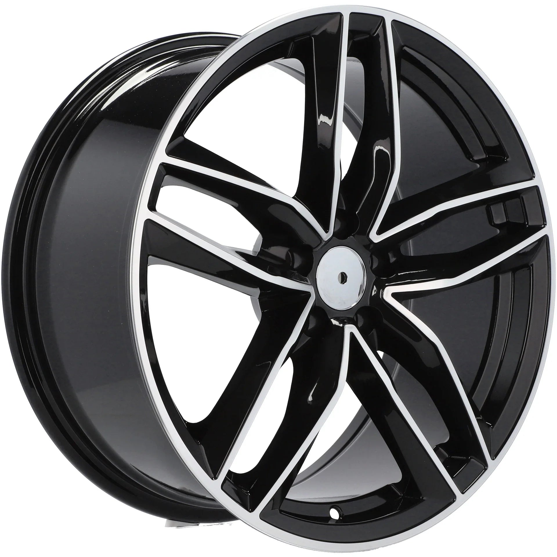 Alu kola pro Audi BK690 7.5x17 5x112 ET45 66.6 Black Polished | Wheelsup.cz