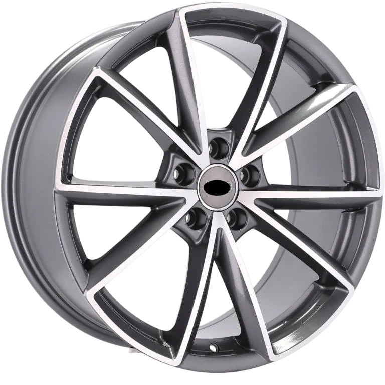Alu kola pro Audi BK703 8x18 5x112 ET42 66.6 Grey Polished | Wheelsup.cz