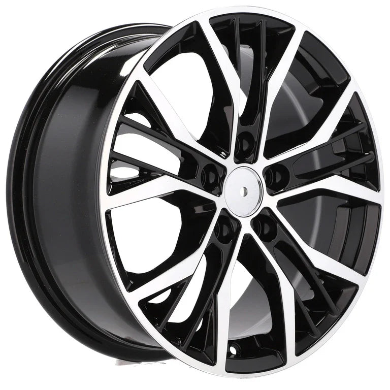 Alu kola pro Volkswagen BK713 7.5x18 5x112 ET45 57.1 Black Polished | Wheelsup.cz
