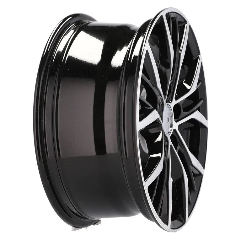 Alu kola pro Volkswagen BK713 7.5x18 5x112 ET45 57.1 Black Polished | Wheelsup.cz